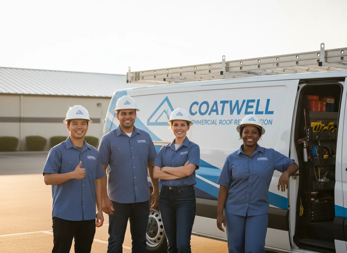Commercial roof coating company in Eldorado, WI